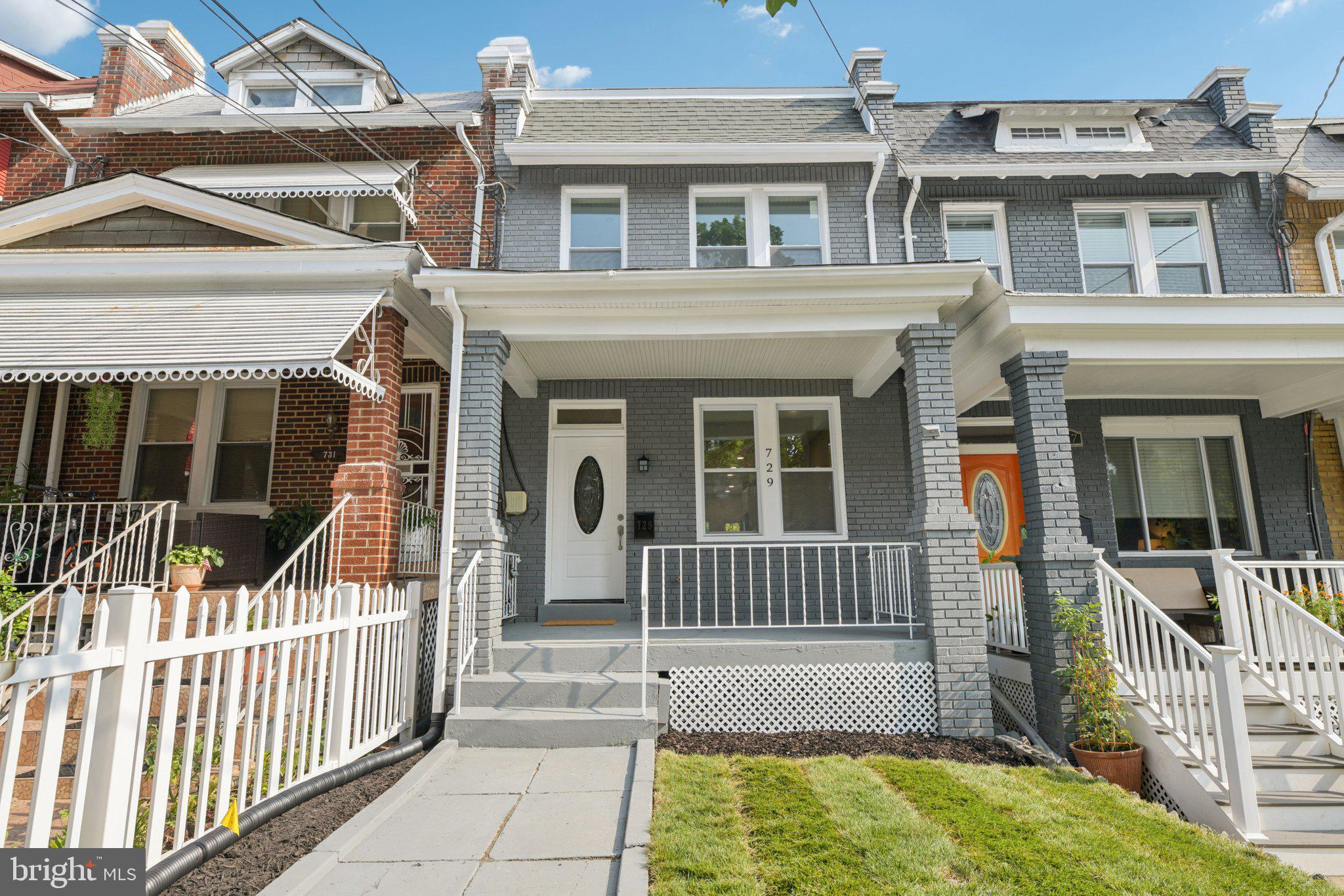729 Madison Street Northwest Washington, DC 20011 - Photo 2 of 59 front view of a house