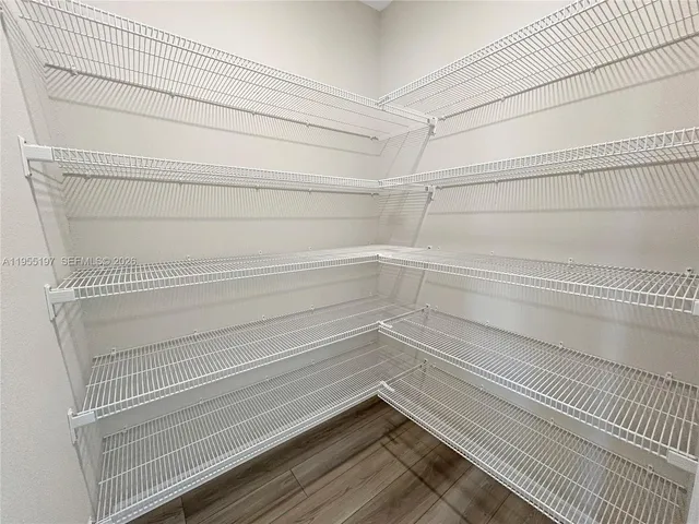 a view of a closet