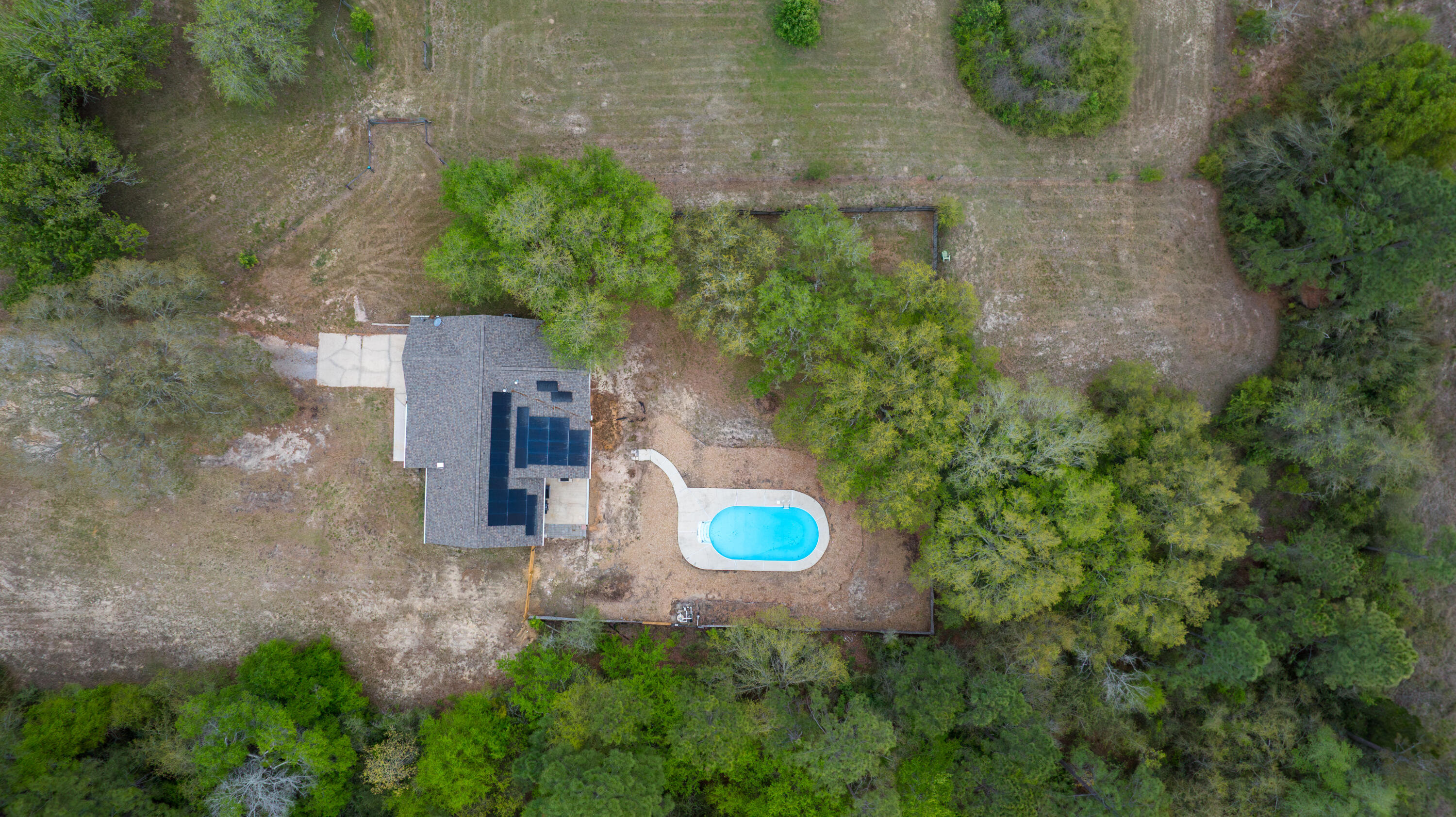 3494 Highway 90 Crestview, FL 32539 - Photo 67 of 71 an aerial view of a house with a yard