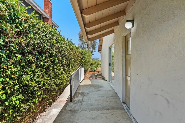 a view of a pathway of the house