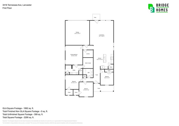 $2,262 | 3416 Tennessee Avenue, Lancaster, TX 75134