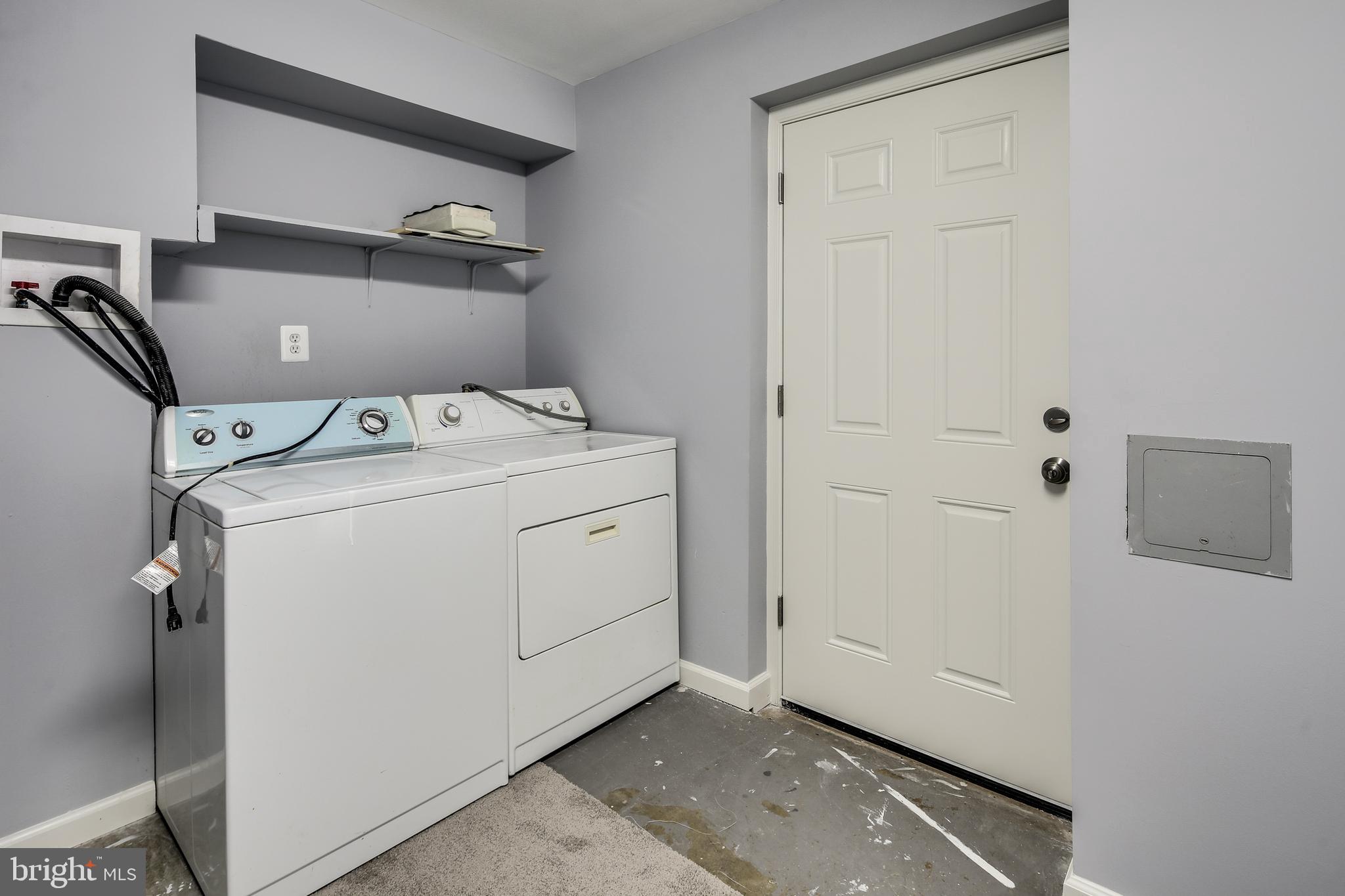 3100 Sounding Drive Edgewood, MD 21040 - Photo 26 of 29 Laundry Room with door to backyard- Walk-out level