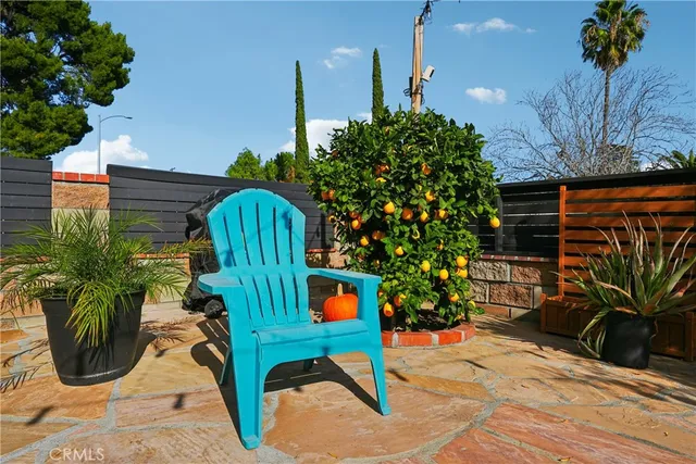 a view of outdoor space with seating area and entertaining space