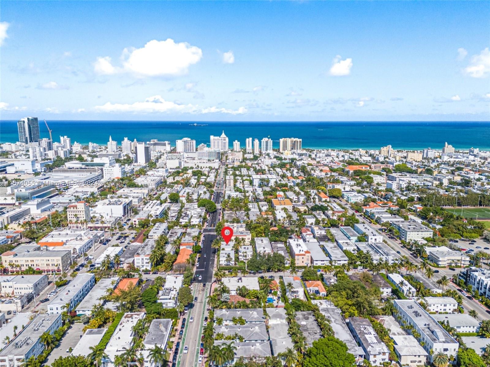 934 16th Street, Unit 5 Miami Beach, FL 33139 - Photo 22 of 22 a city view with boat and trees