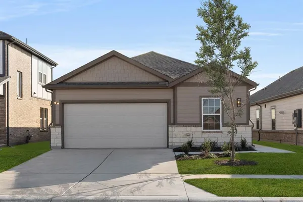 front view of house with a yard