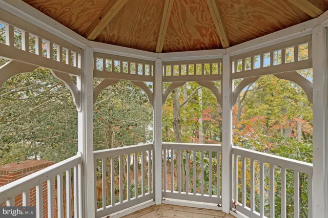 a view of a chairs and table on the wooden floor