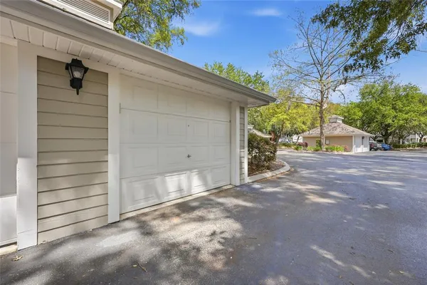 a view of a house with a garage