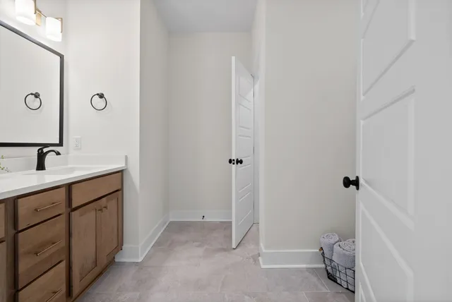 a view of an empty room