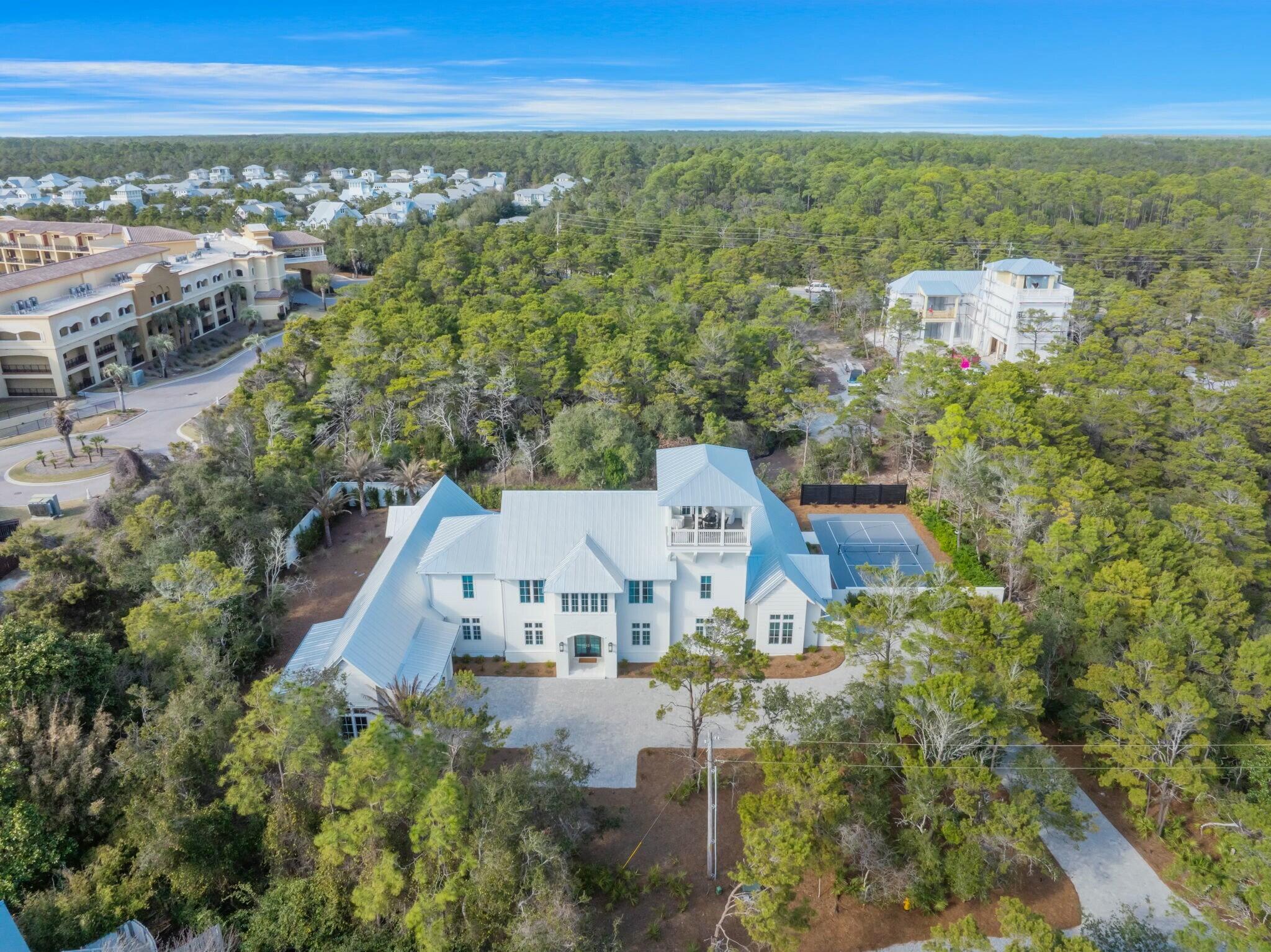 40 Whispering Wind Way Santa Rosa Beach, FL 32459 - Photo 81 of 86 an aerial view of a house with a garden