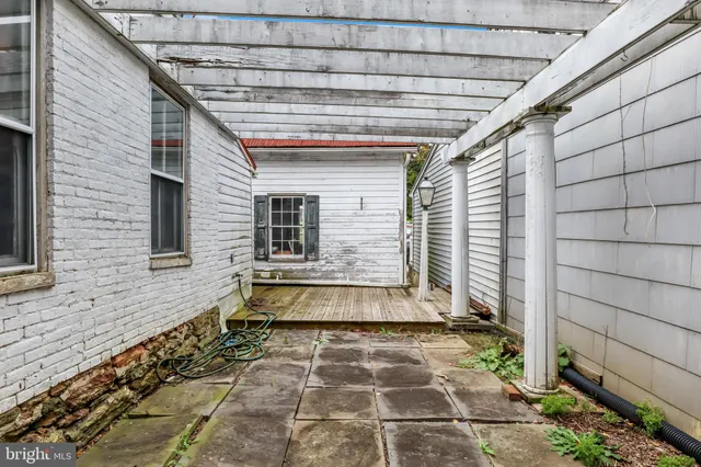 a front view of multiple houses