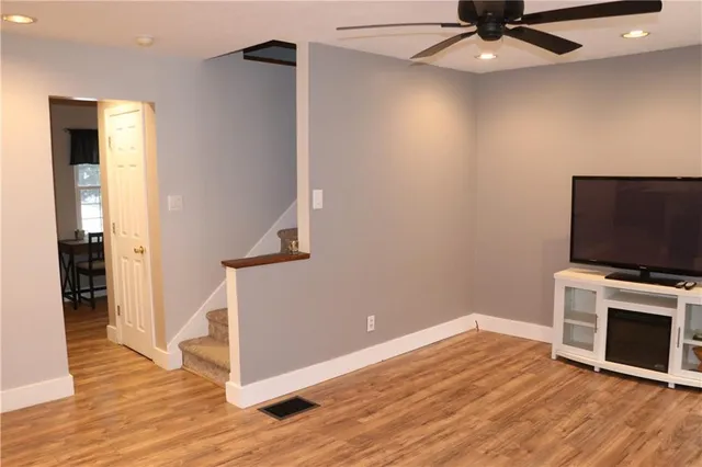 a view of an empty room