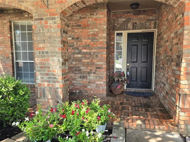 a view of a door of the house