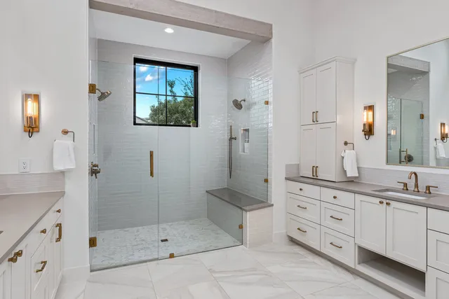 a bedroom with a bed and a night lamp