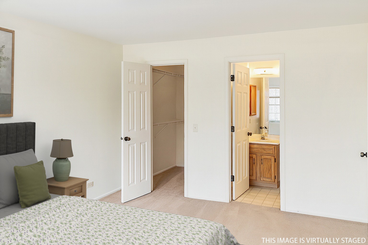 307 Glasgow Lane, Unit V2 Schaumburg, IL 60107 - Photo 9 of 15 a bedroom with a bed and furniture