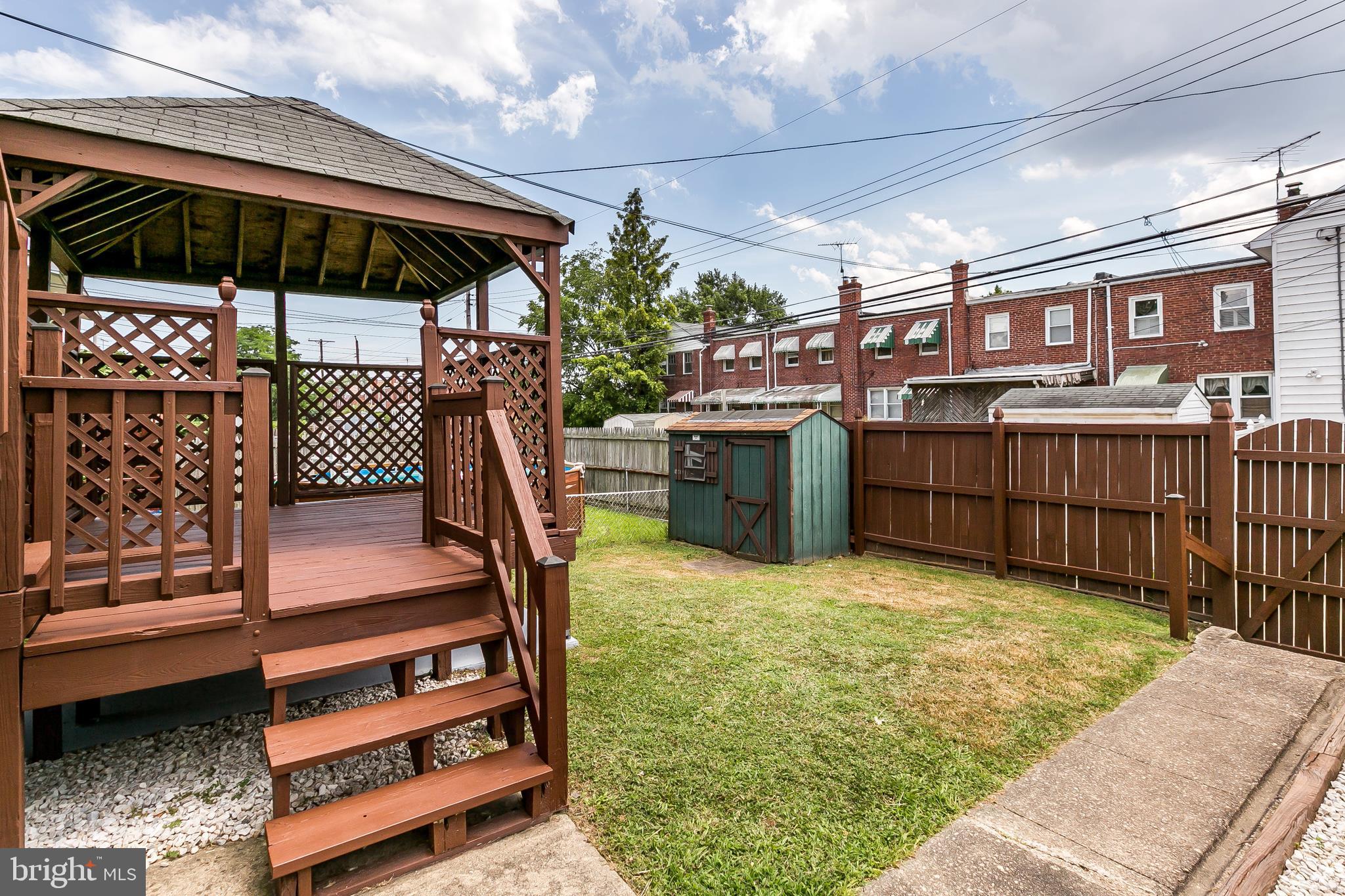 6841 Belclare Road Baltimore, MD 21222 - Photo 22 of 30 Fenced Back Yard
