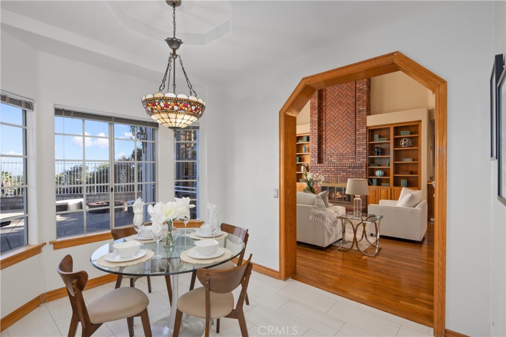 102 Mill Run Monrovia, CA 91016 - Photo 28 of 75 a view of a dining room with furniture window and outside view
