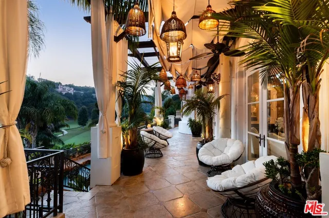 a view of a lake with a house