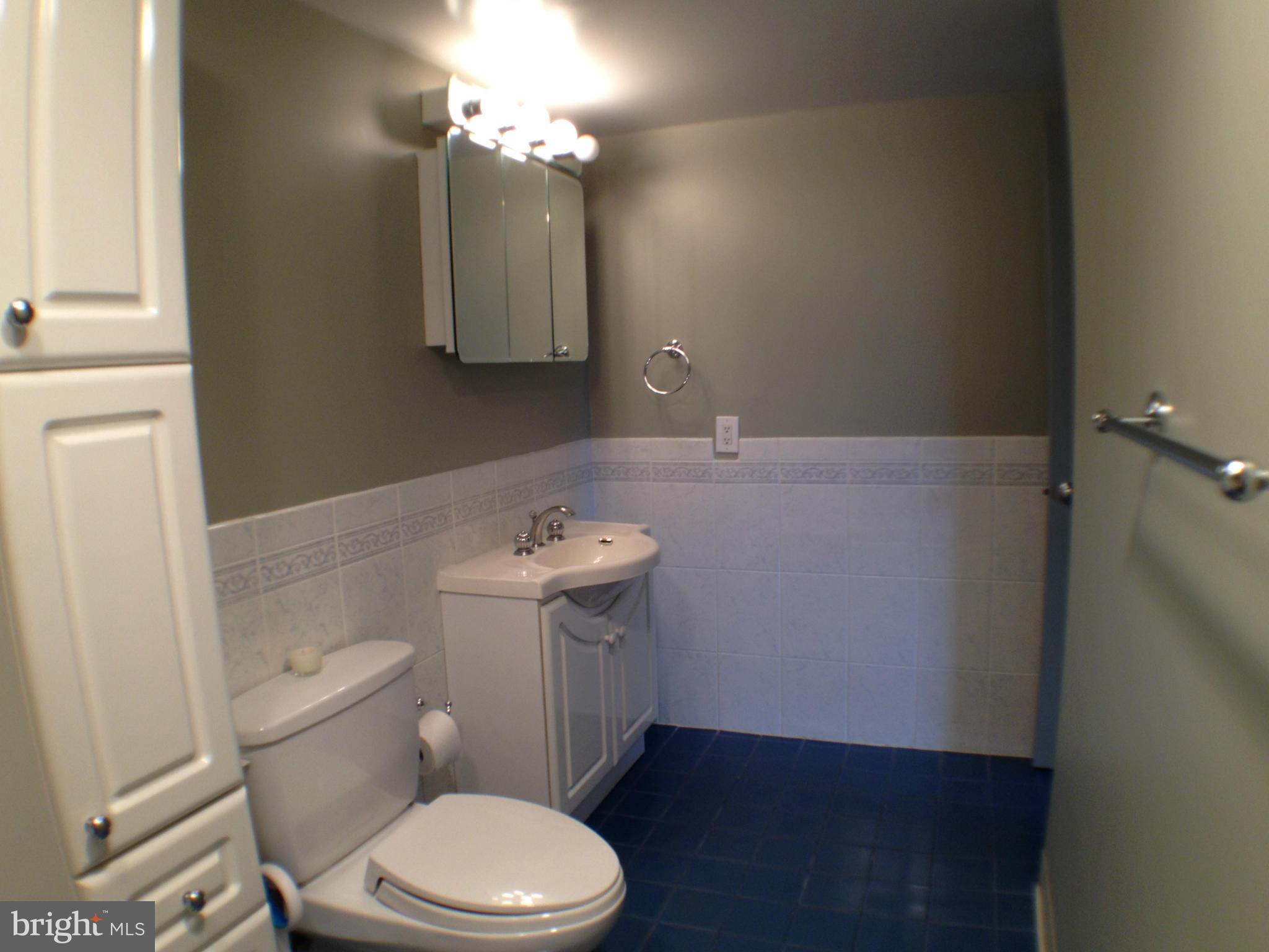 111 Hamlet Hill Road, Unit 902 Baltimore, MD 21210 - Photo 22 of 30 a bathroom with a toilet a sink and mirror