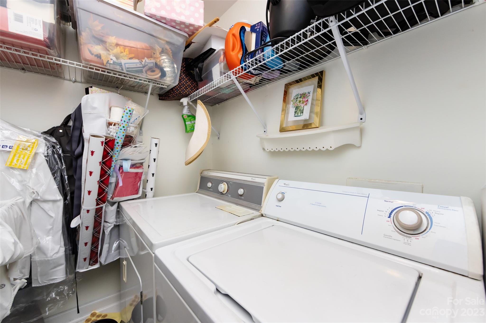 3520 Colony Road, Unit C Charlotte, NC 28211 - Photo 21 of 25 a utility room with dryer and washer