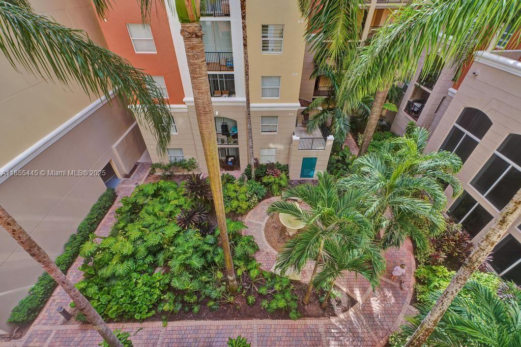 17100 North Bay Road, Unit 1511 Sunny Isles Beach, FL 33160 - Photo 45 of 71 an aerial view of a house with a yard and potted plants