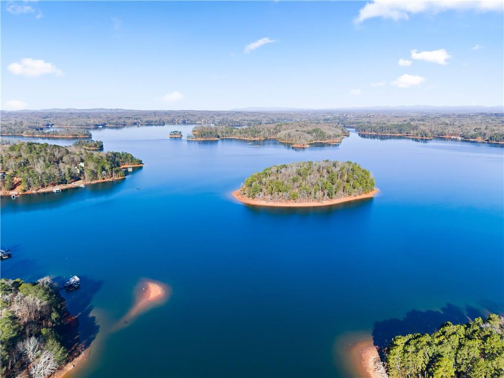3533 Keith Bridge Road Gainesville, GA 30504 - Photo 22 of 22 an aerial view of a house with a lake view