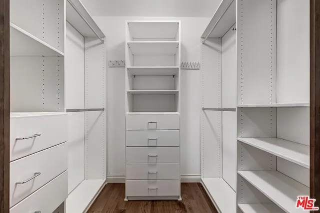 a view of walk in closet