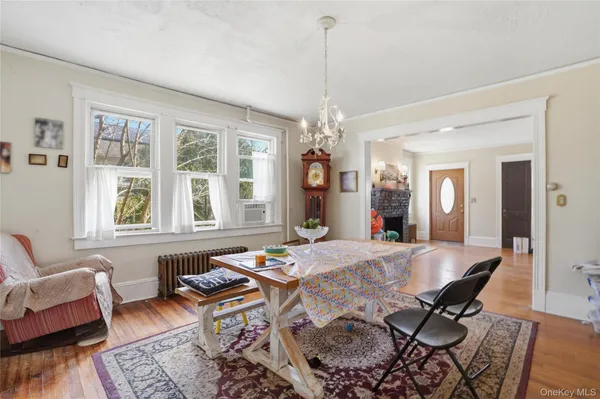 a very nice looking room with a large window