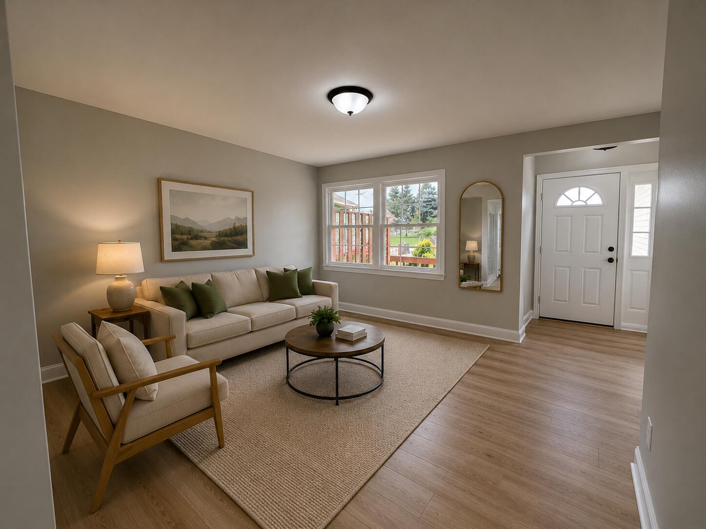 15895 Sherman Street Lowell, IN 46356 - Photo 7 of 36 a living room with furniture and a window