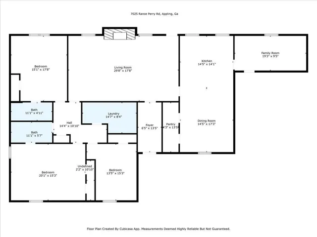 $495,000 | 7025 Rance Perry Road, Appling, GA 30802