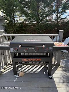 24 Philadelphia Avenue Lavallette, NJ 08735 - Photo 36 of 41 a view of barbeque grill with granite counter top