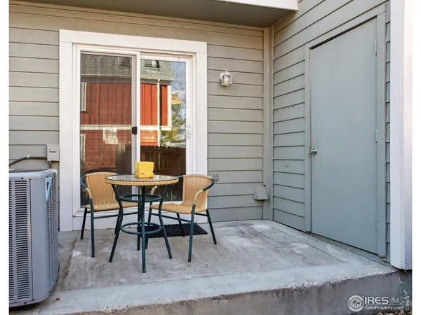 a view of a outdoor seating area