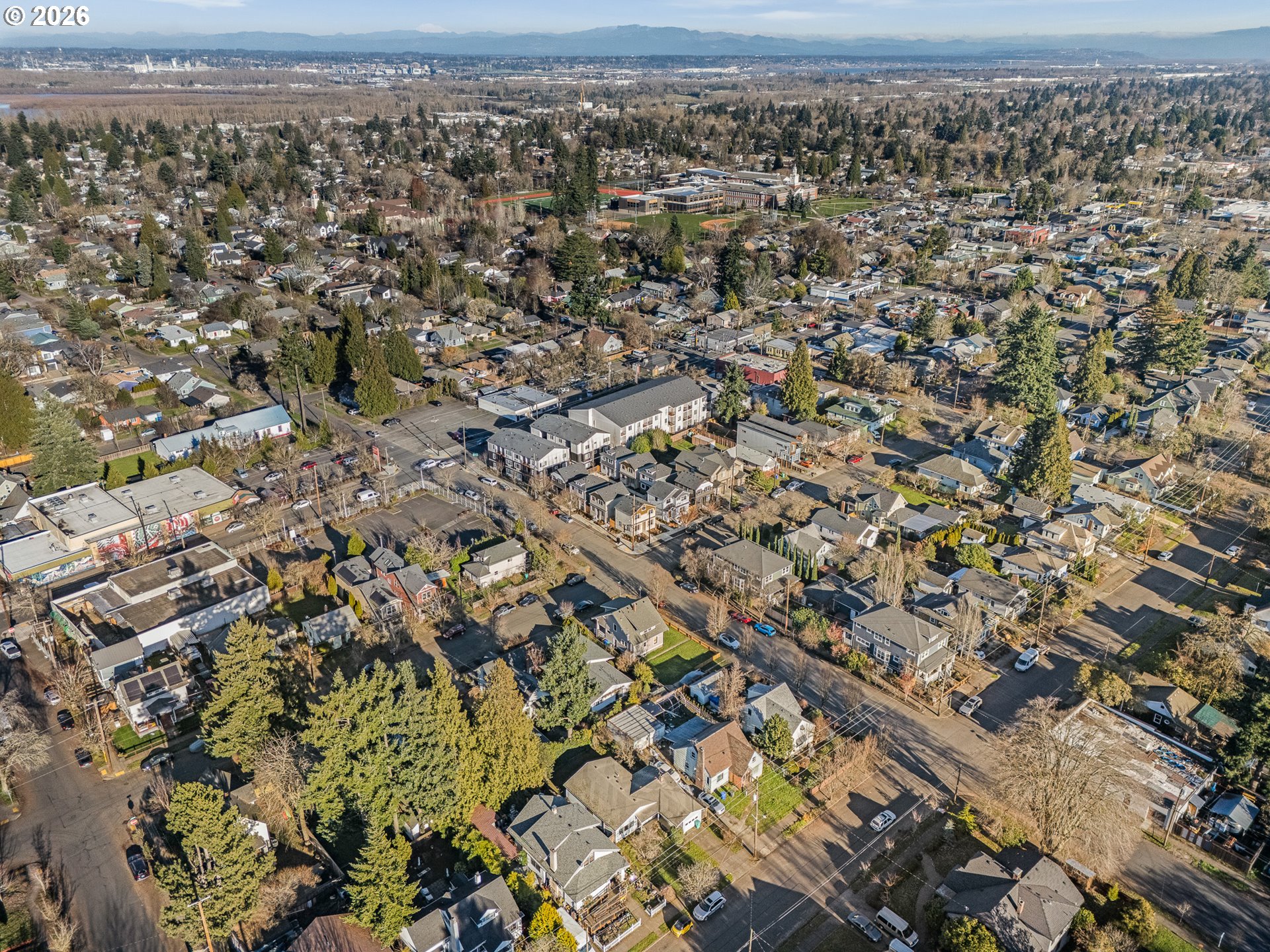 7460 North Polk Avenue Portland, OR 97203 - Photo 20 of 25 an aerial view of a city