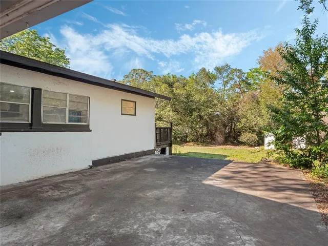 a view of swimming pool with an outdoor space