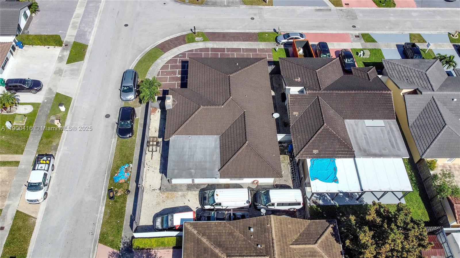 14880 Southwest 56th Terrace Miami, FL 33193 - Photo 32 of 35 an aerial view of a house with a swimming pool