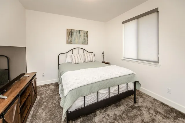 a workspace with furniture and a couch