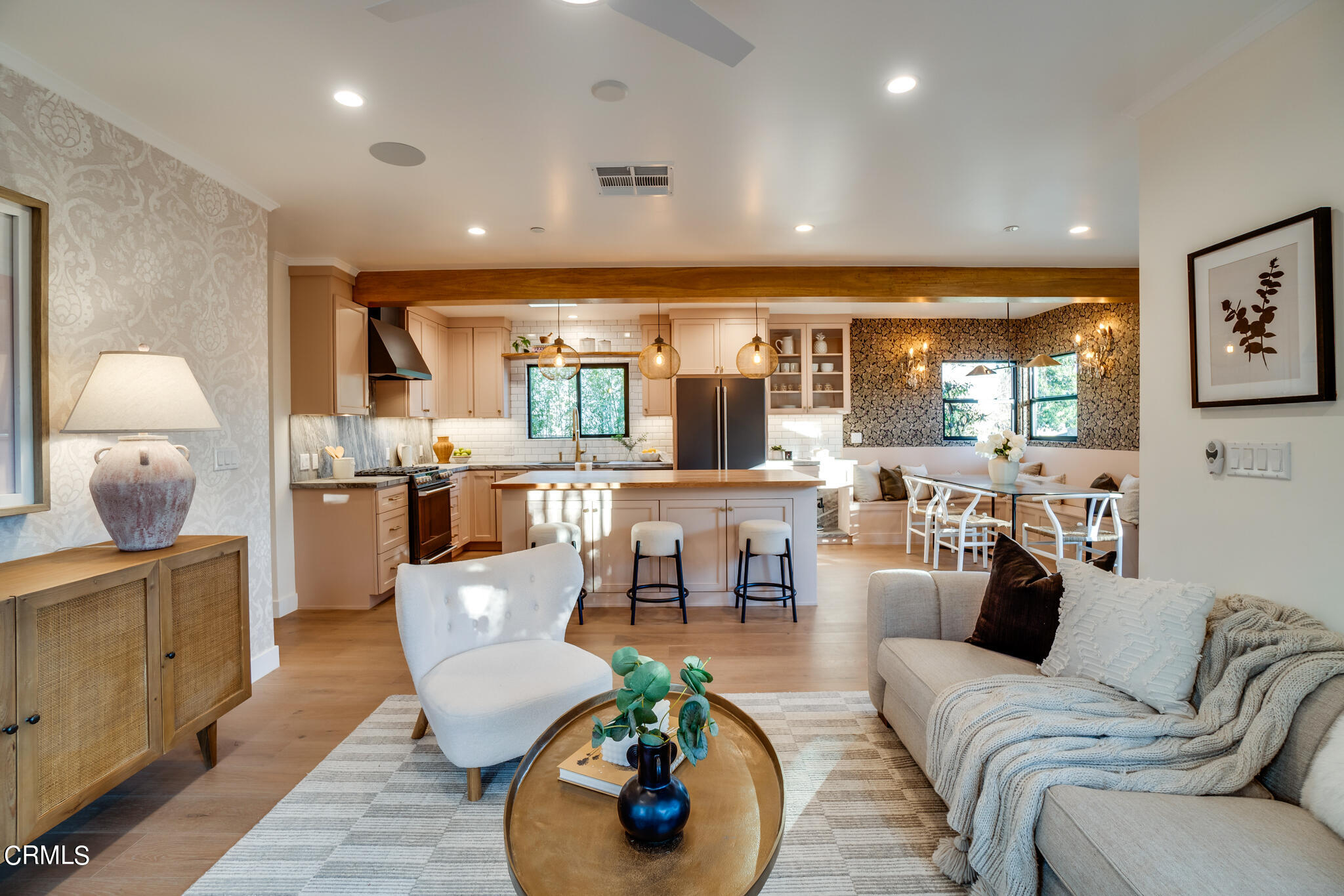 2425 Cooley Place Pasadena, CA 91104 - Photo 26 of 74 a living room with furniture and a large window