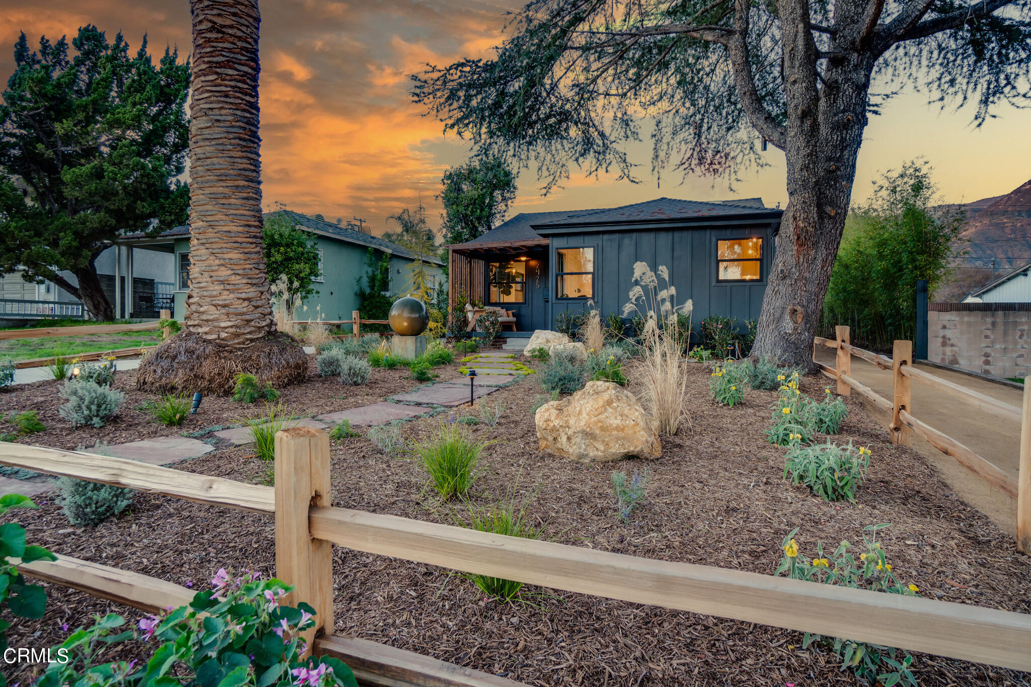 2425 Cooley Place Pasadena, CA 91104 - Photo 66 of 74 a front view of a house with garden