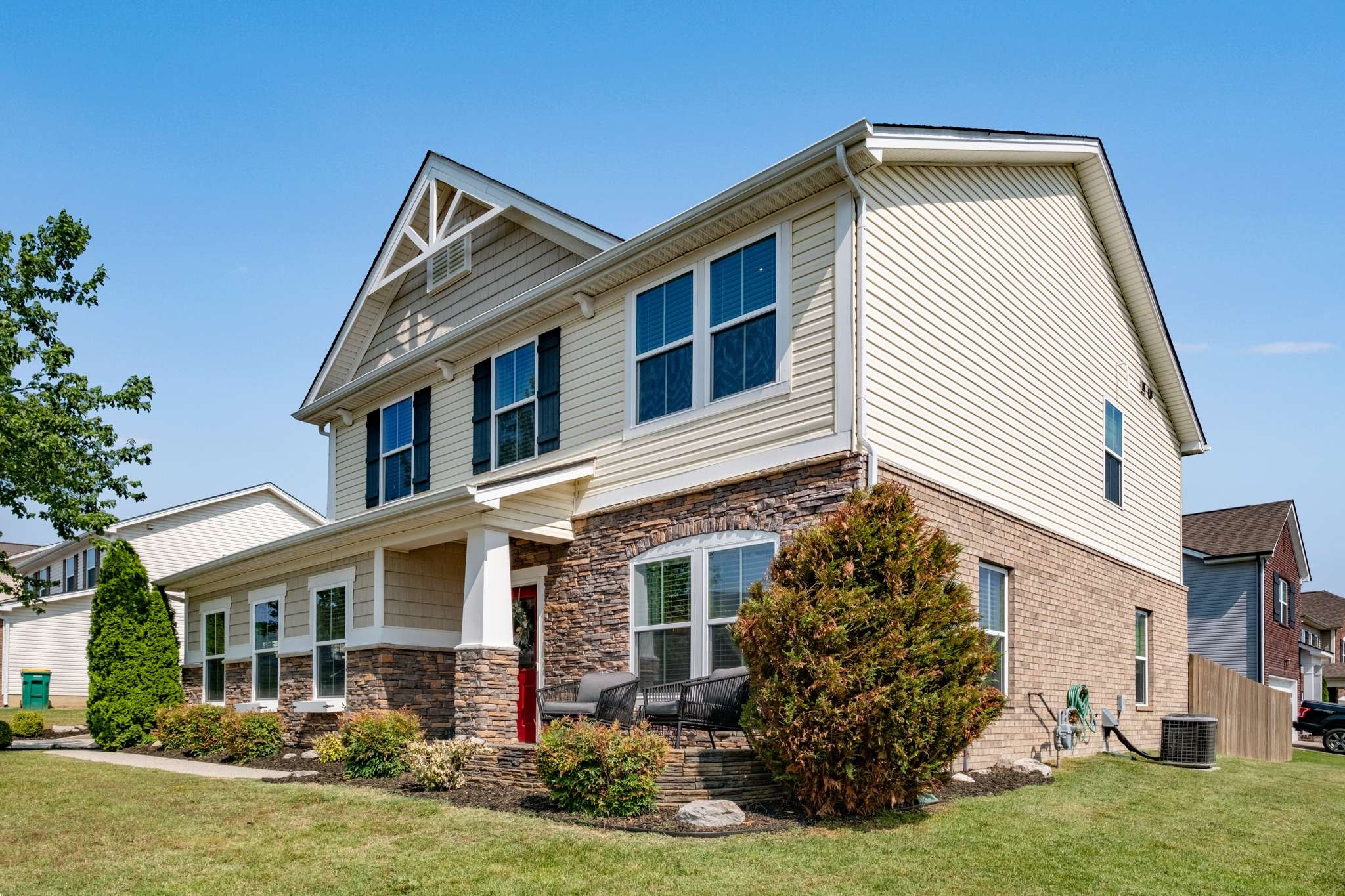 2000 Kingston Place Spring Hill, TN 37174 - Photo 3 of 56 front view of house with a yard