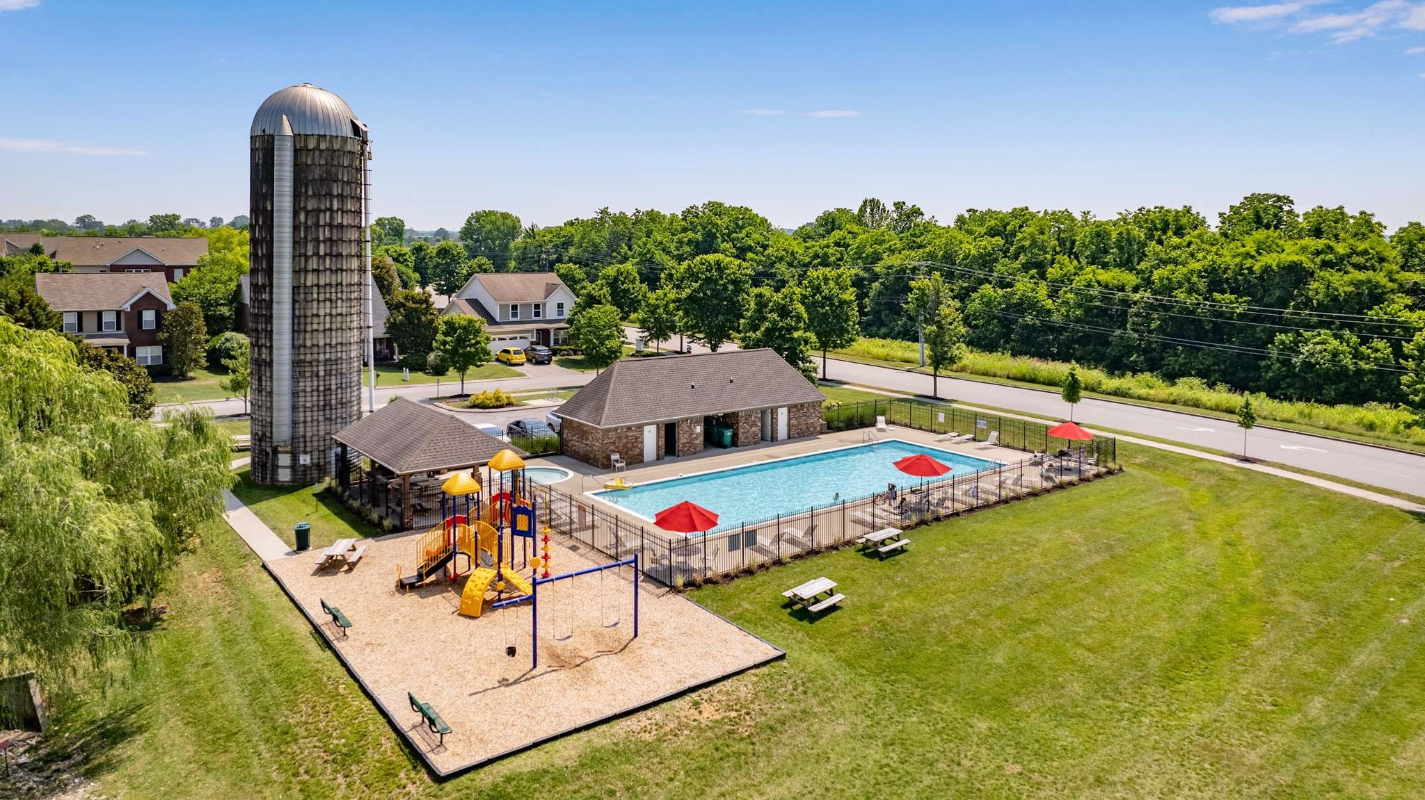 2000 Kingston Place Spring Hill, TN 37174 - Photo 50 of 56 a view of a swimming pool with a lounge chairs
