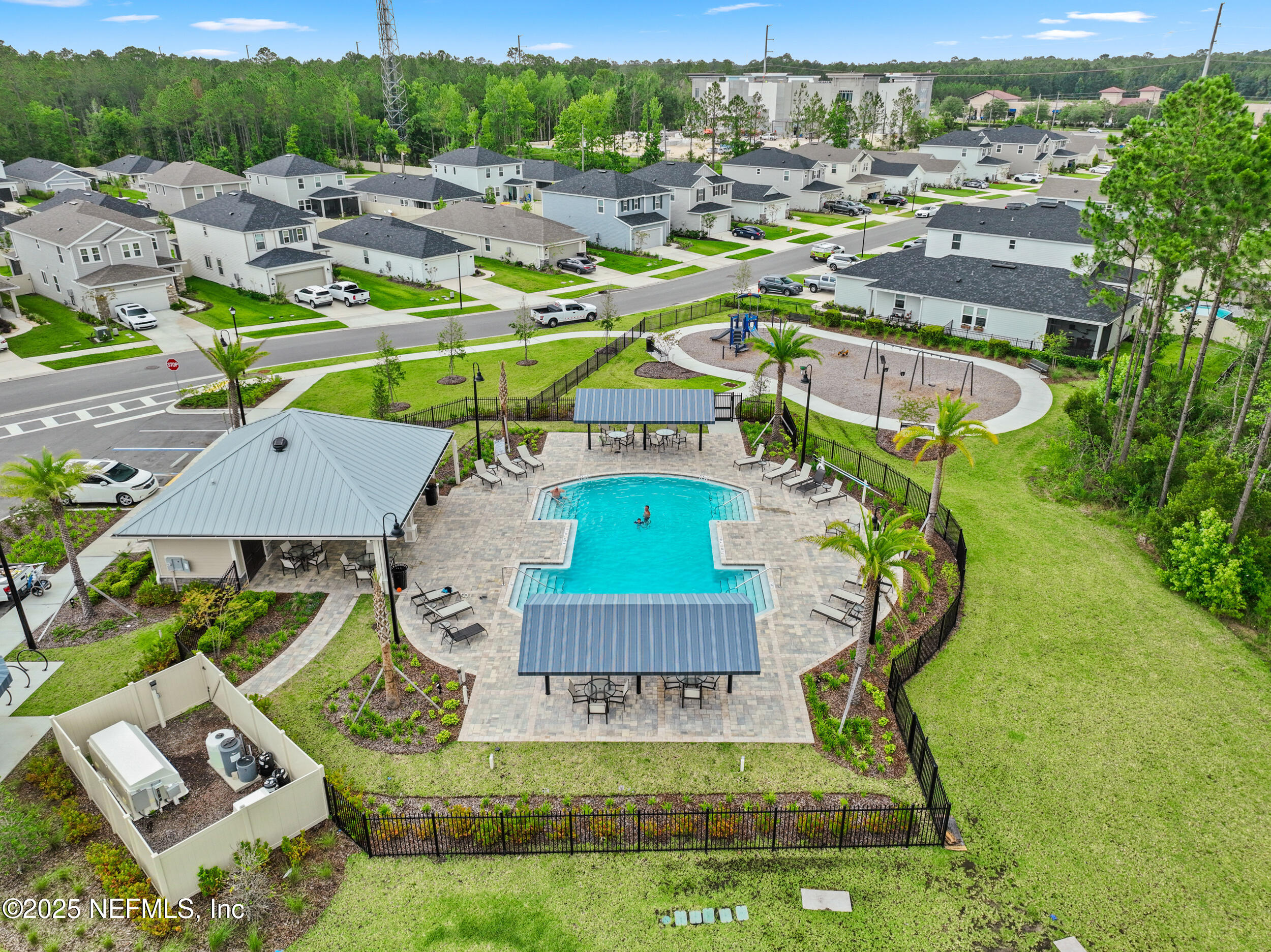 335 Boulder Lane St. Johns, FL 32259 - Photo 28 of 32 an aerial view of residential houses with outdoor space and parking