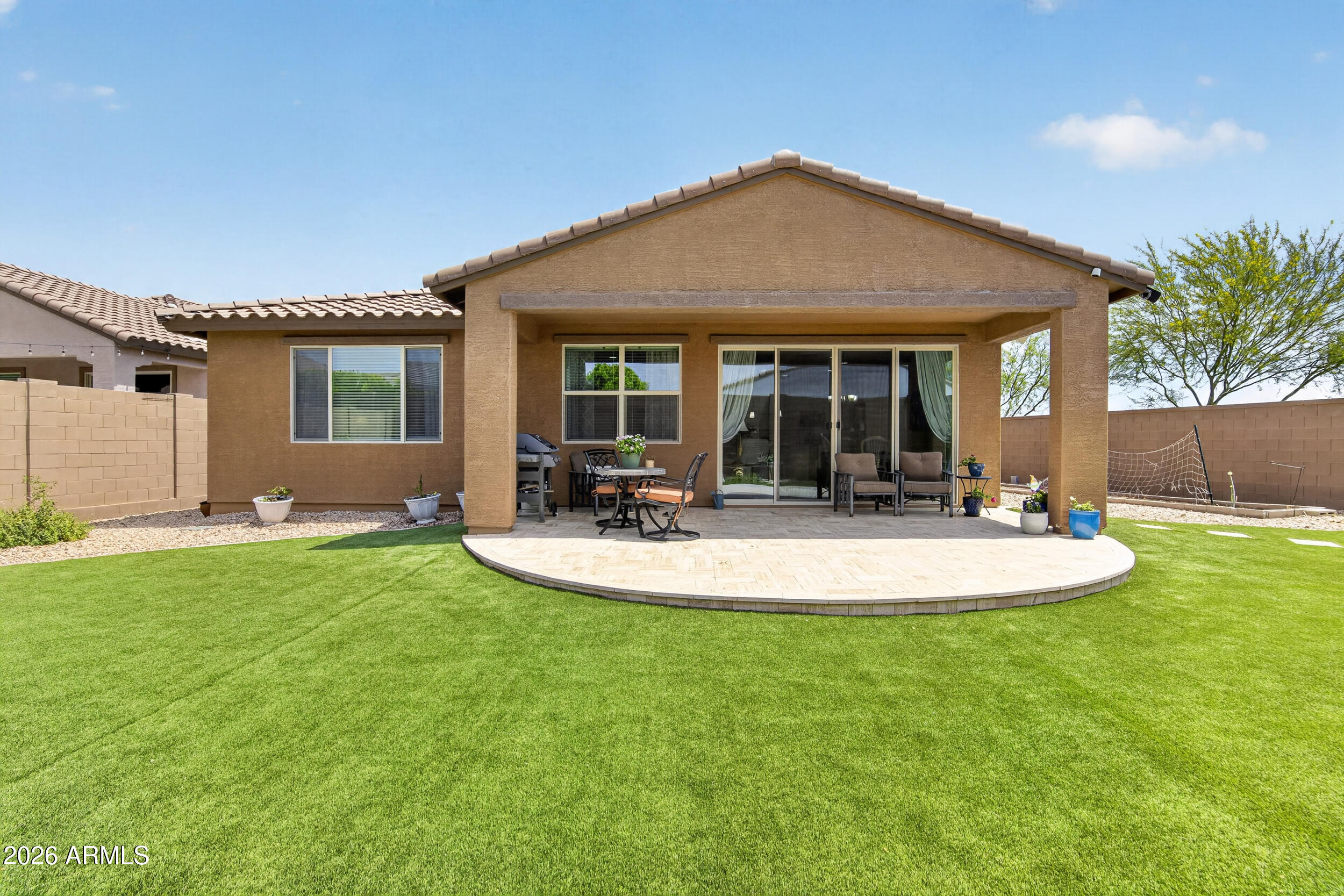 12330 East Soloman Road Gold Canyon, AZ 85118 - Photo 48 of 69 a view of a house with swimming pool and a yard