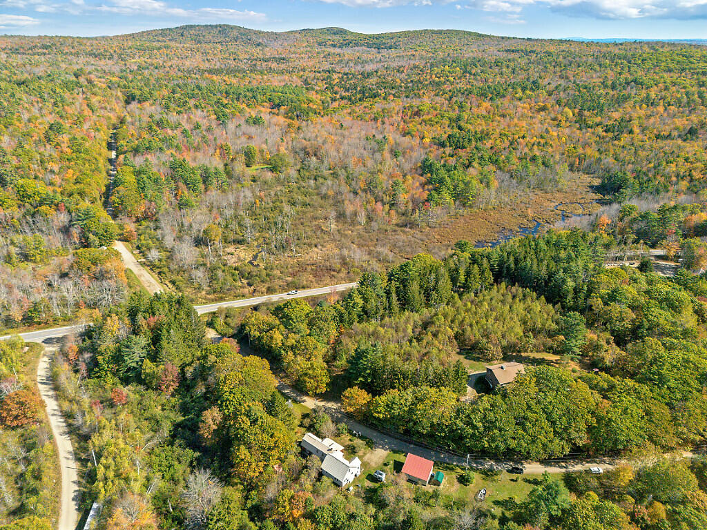 17 Bean Road Montville, ME 04941 - Photo 44 of 47 Aerial View Home and Partial Frye Mo