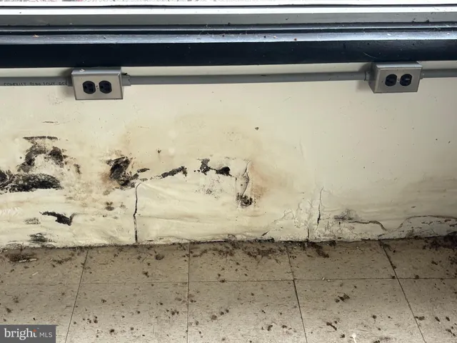 a close up of a wall