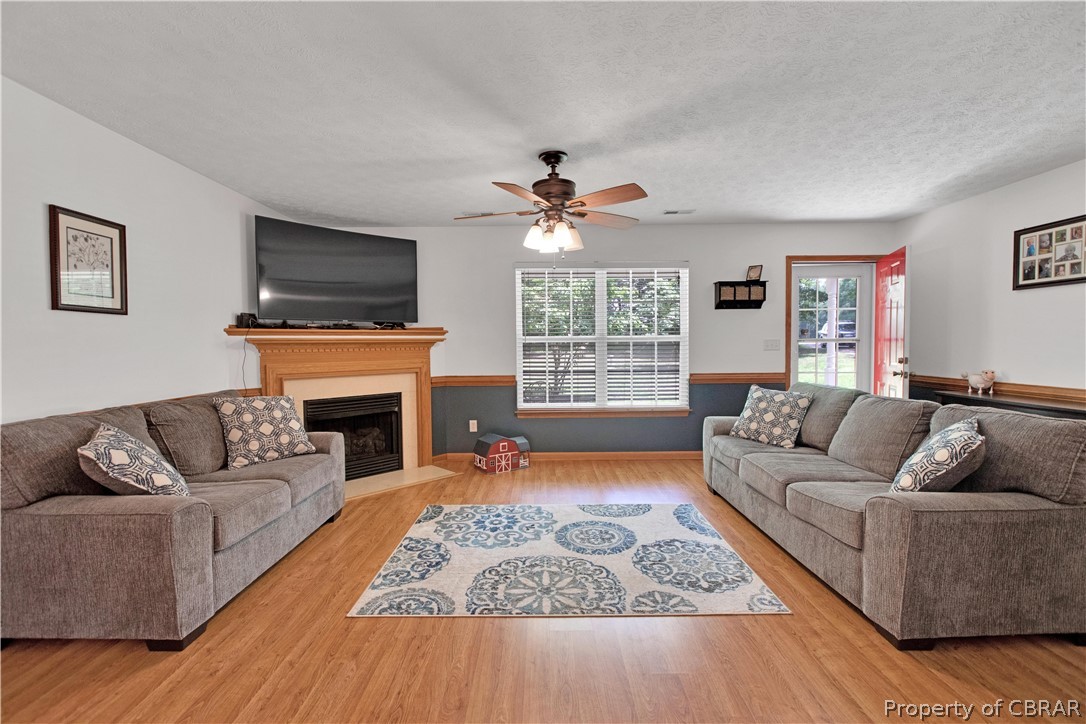 4935 Turks Ferry Road Gloucester, VA 23061 - Photo 36 of 36 Open Floor Plan with gas fireplace