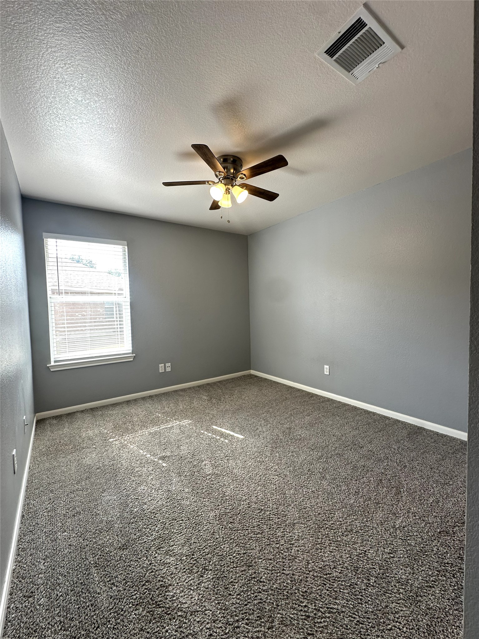 722 Ranier Lane Round Rock, TX 78665 - Photo 16 of 24 Plush wall-to-wall carpeting and a bright window define this comfortable secondary bedroom.
