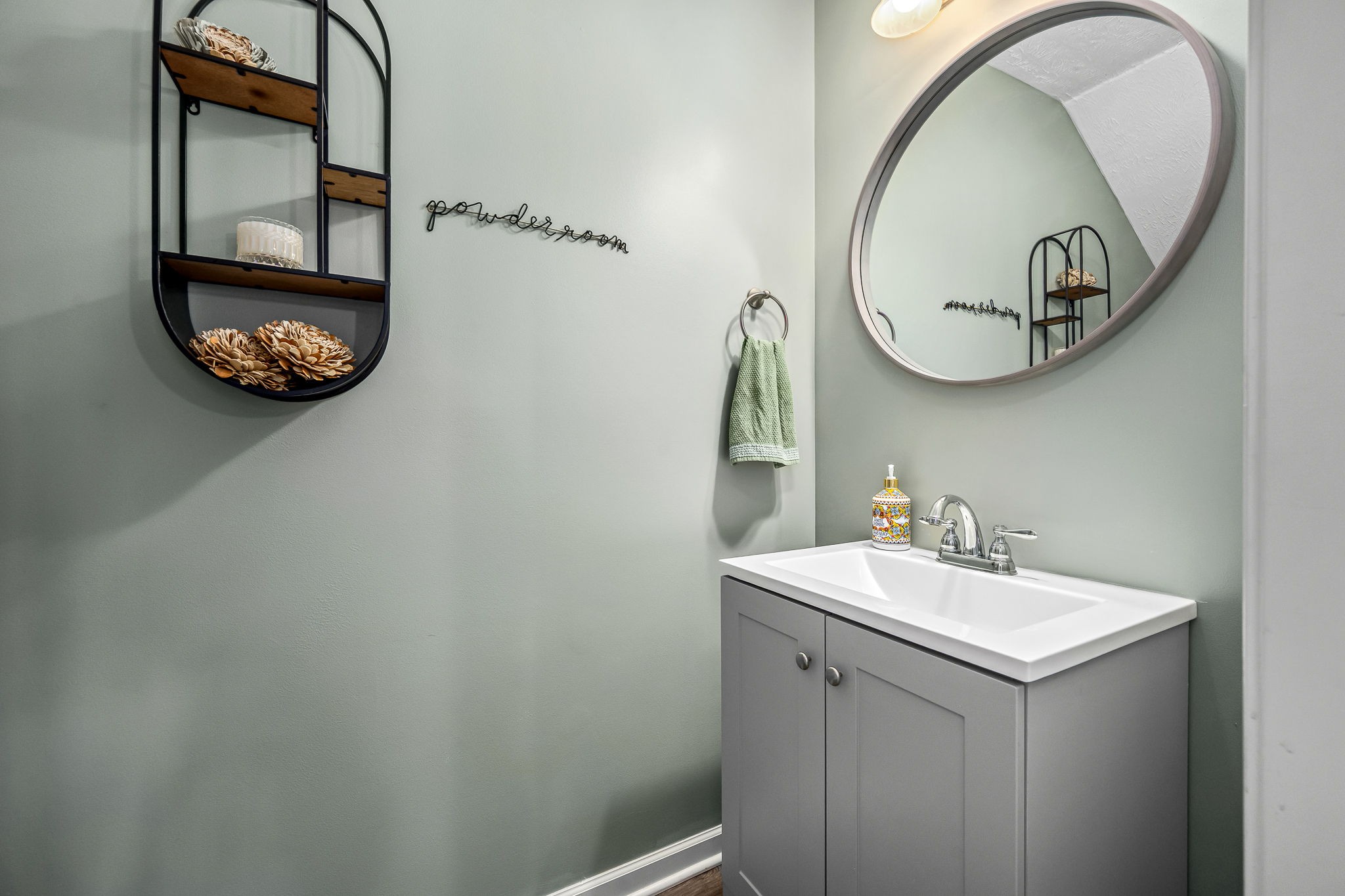 4720 Chelanie Circle Murfreesboro, TN 37129 - Photo 18 of 31 a bathroom with a sink mirror and vanity