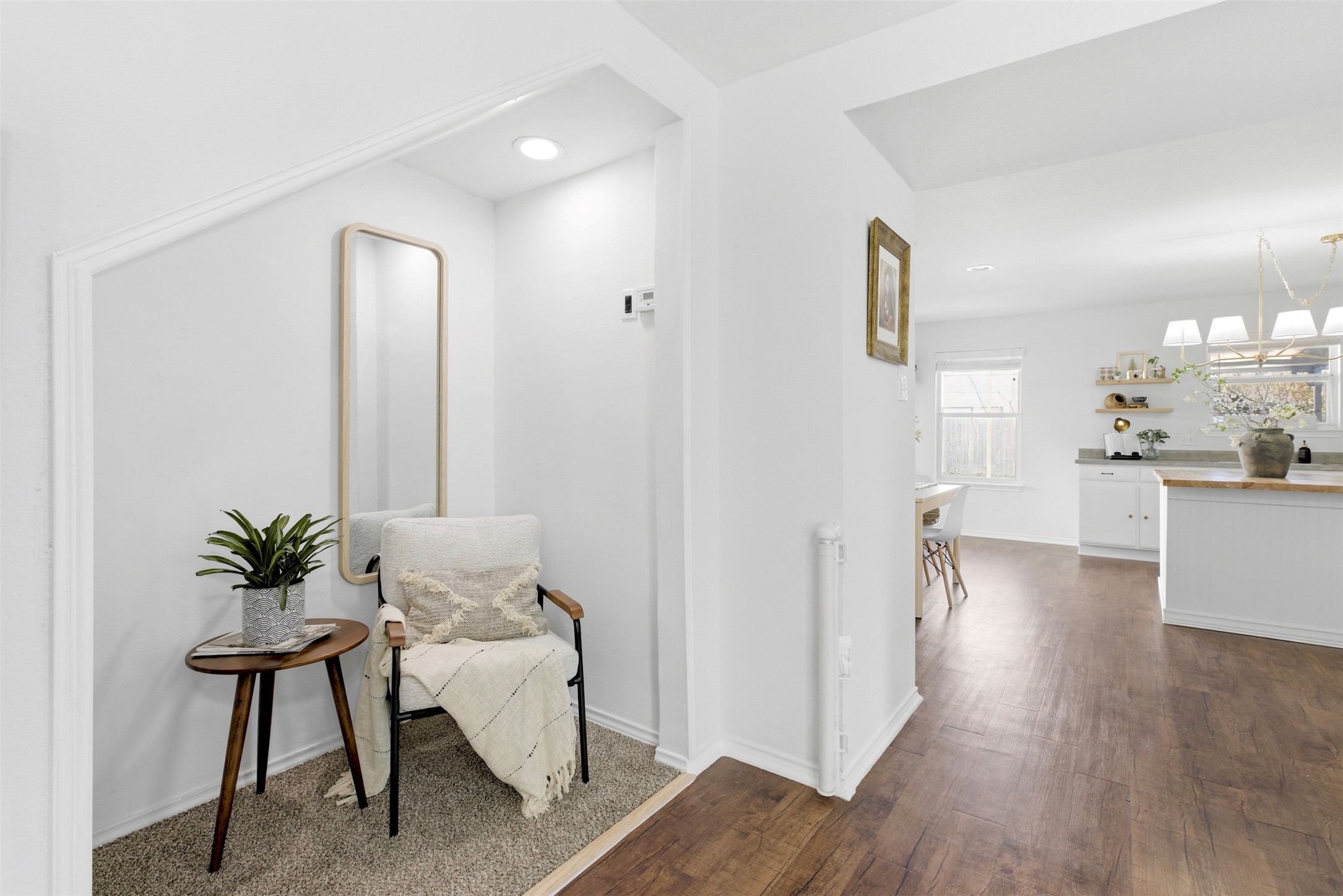 75 Jan Lane Georgetown, TX 78626 - Photo 9 of 32 Cute little reading nook or catch all space adding customization to this large living space.