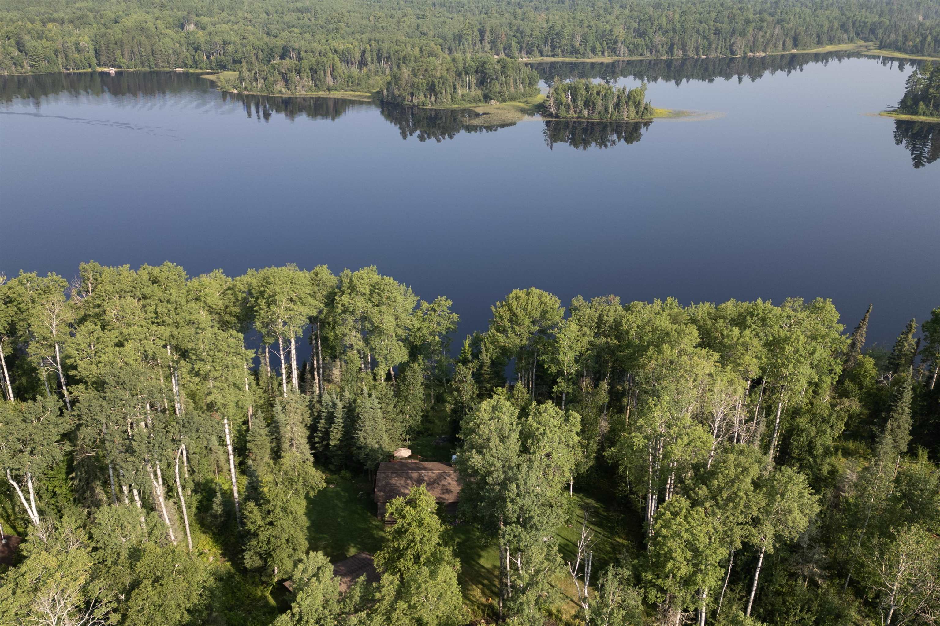 12351 Endless Waters Road Ely, MN 55731 - Photo 39 of 48 Aerial view of property and surrounding area with a forest and a large body of water