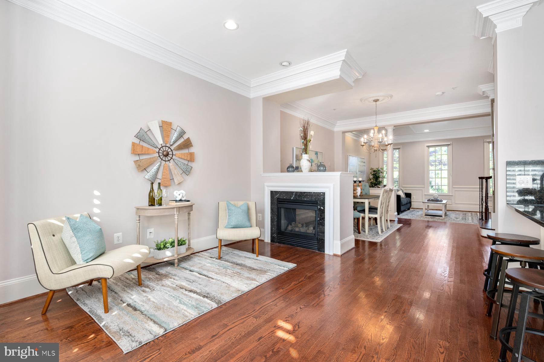 1734 Carpenter Road Alexandria, VA 22314 - Photo 9 of 48 Double Sided Fireplace