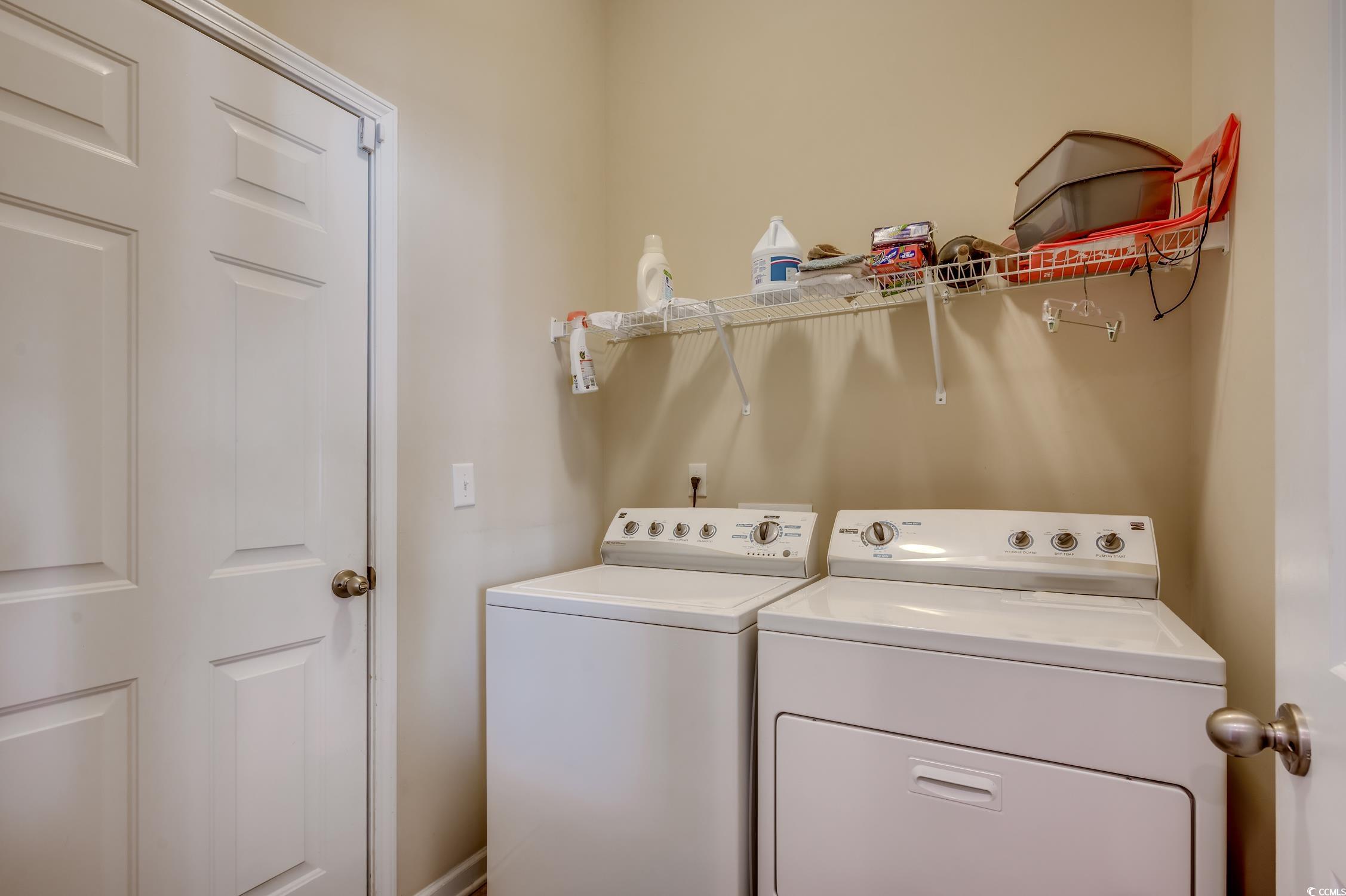 202 Fox Den Drive Murrells Inlet, SC 29576 - Photo 19 of 35 Laundry room featuring washer and dryer